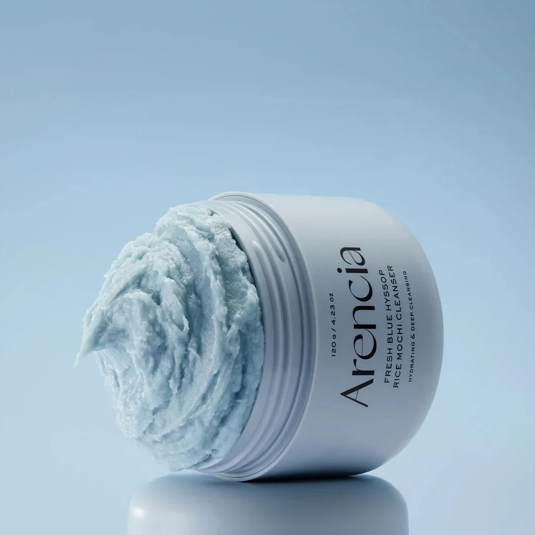 ARENCIA Fresh Blue Hyssop Rice Mochi Cleanser veido prausiklis