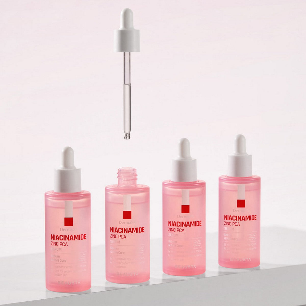 BEAUSTA Derma2X Niacinamide Zinc PCA Serum veido serumas