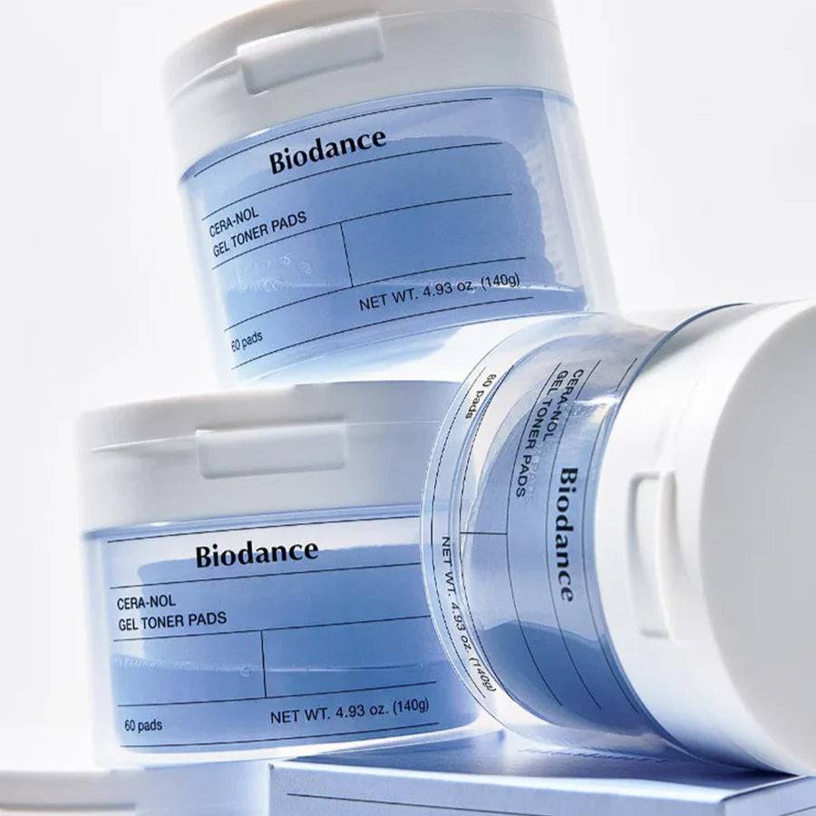 BIODANCE Cera-nol Gel Toner Pads tonerio padeliai
