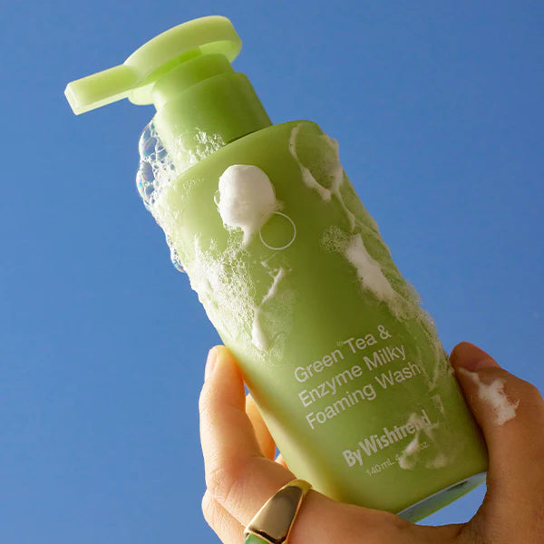 By Wishtrend Green Tea & Enzyme Milky Foaming Wash veido prausiklis