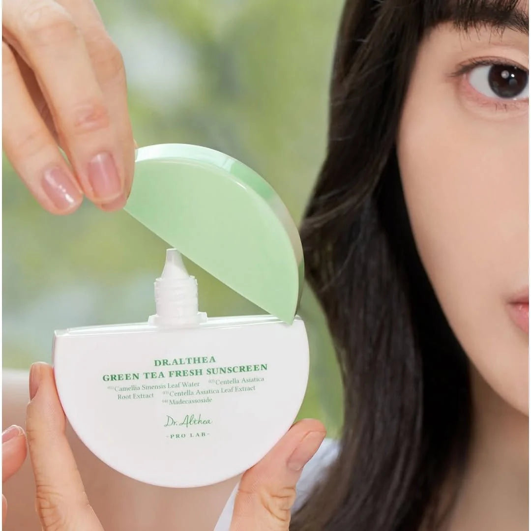 DR. ALTHEA Green Tea Fresh Sunscreen apsauginė priemonė nuo saulės