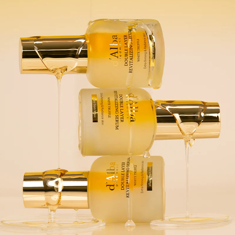 D'ALBA White Truffle Double Layer Revitalizing Serum veido serumas