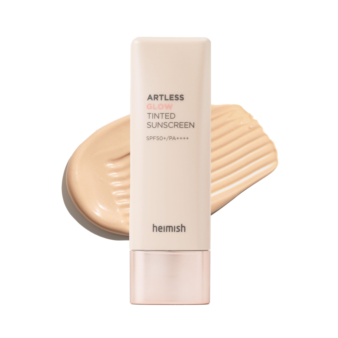HEIMISH Artless Glow Tinted Sunscreen Shine Beige SPF50+ tonuojantis apsauginis kremas