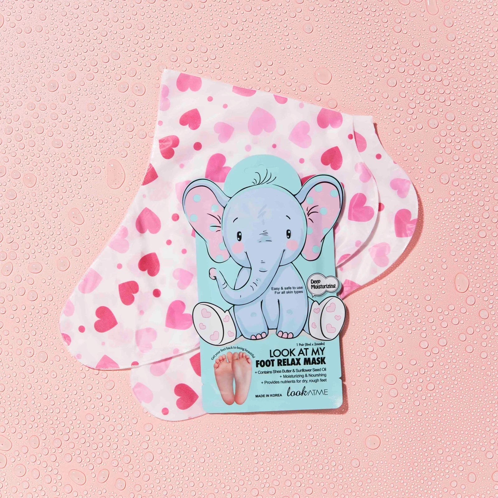 LOOK AT ME Look At My Foot Relax Mask (Elephant) pėdų kaukė