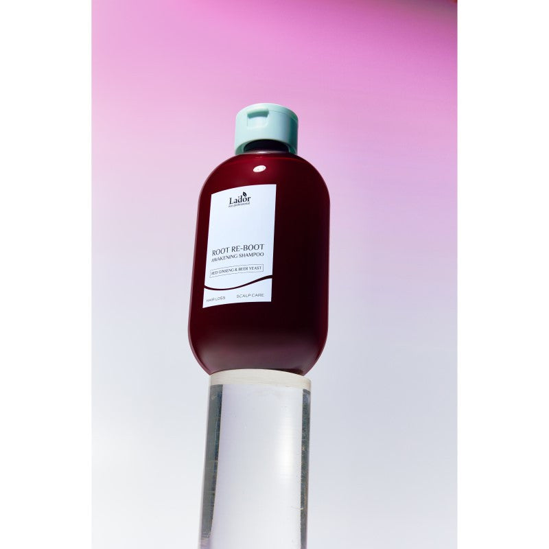 Lador Root Re-Boot Awakening Shampoo (Red Ginseng & Beer) plaukų šampūnas