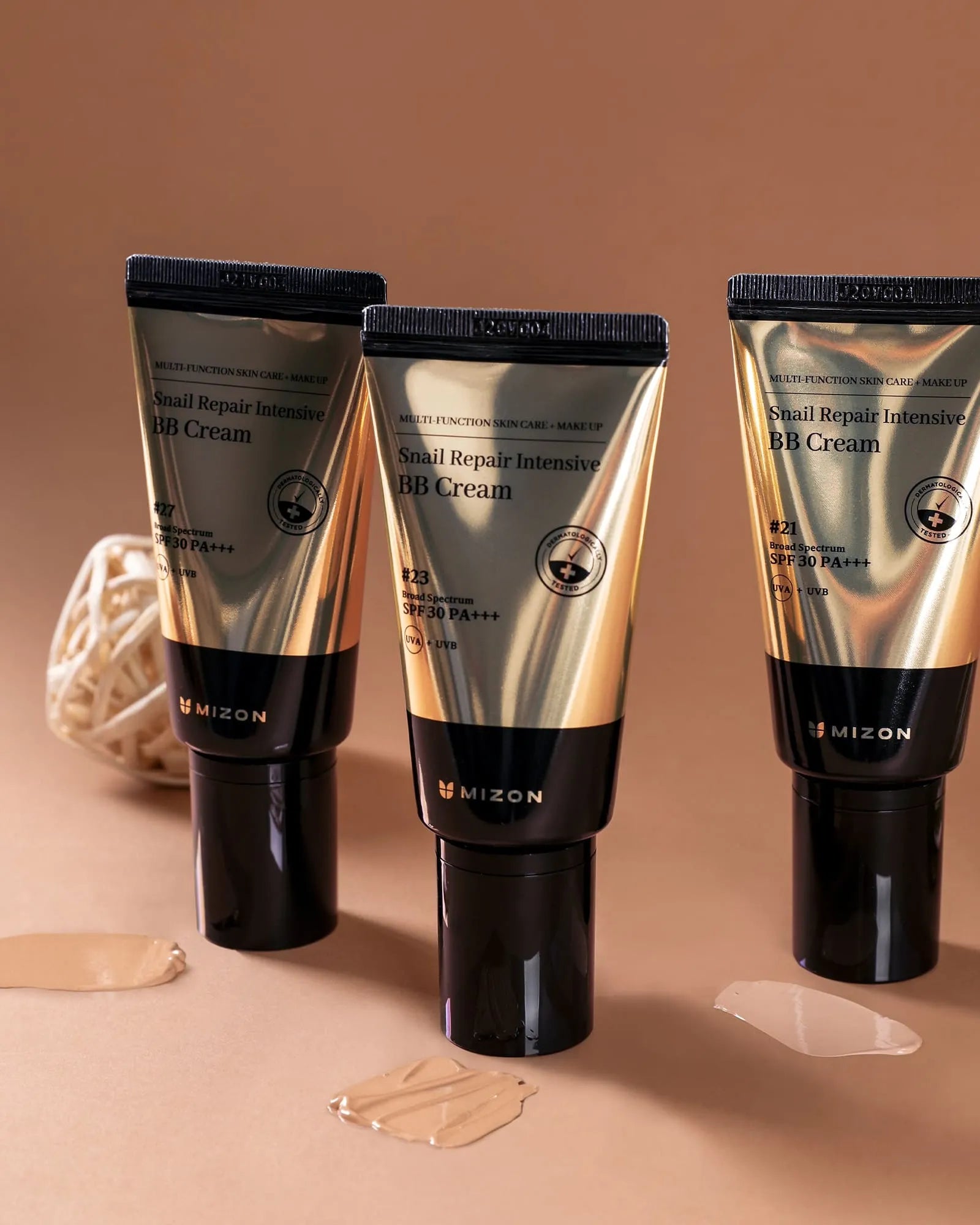 MIZON Snail Repair Intensive BB Cream SPF50 veido kremas