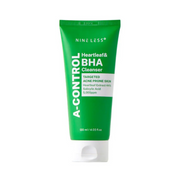 Nine Less A-Control Heartleaf & BHA Cleanser veido prausiklis