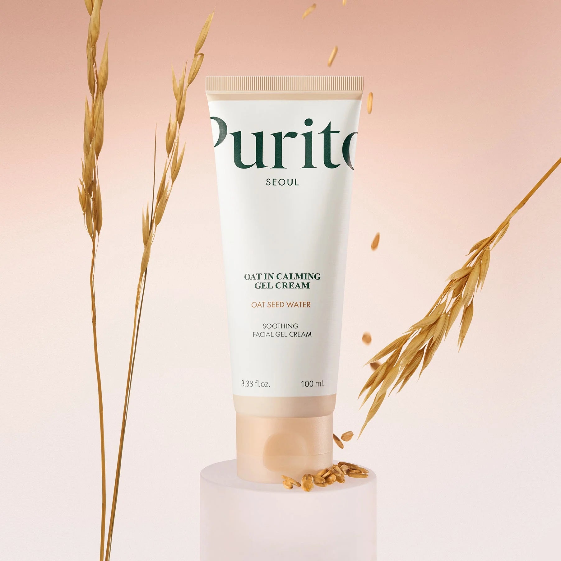PURITO Oat-in Calming Gel Cream gelinis veido kremas