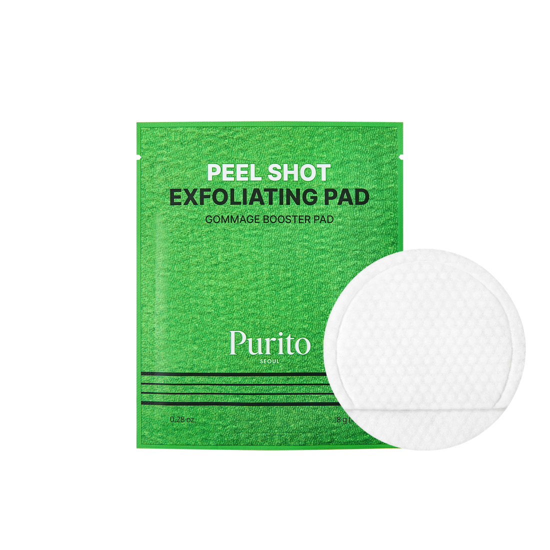 PURITO SEOUL Peel Shot Exfoliating Pad šveičiamieji veido padeliai